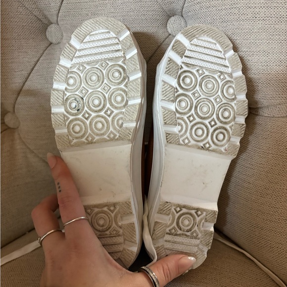 MUDD Brown High-Top Sneakers with White Laces - Picture 7 of 12